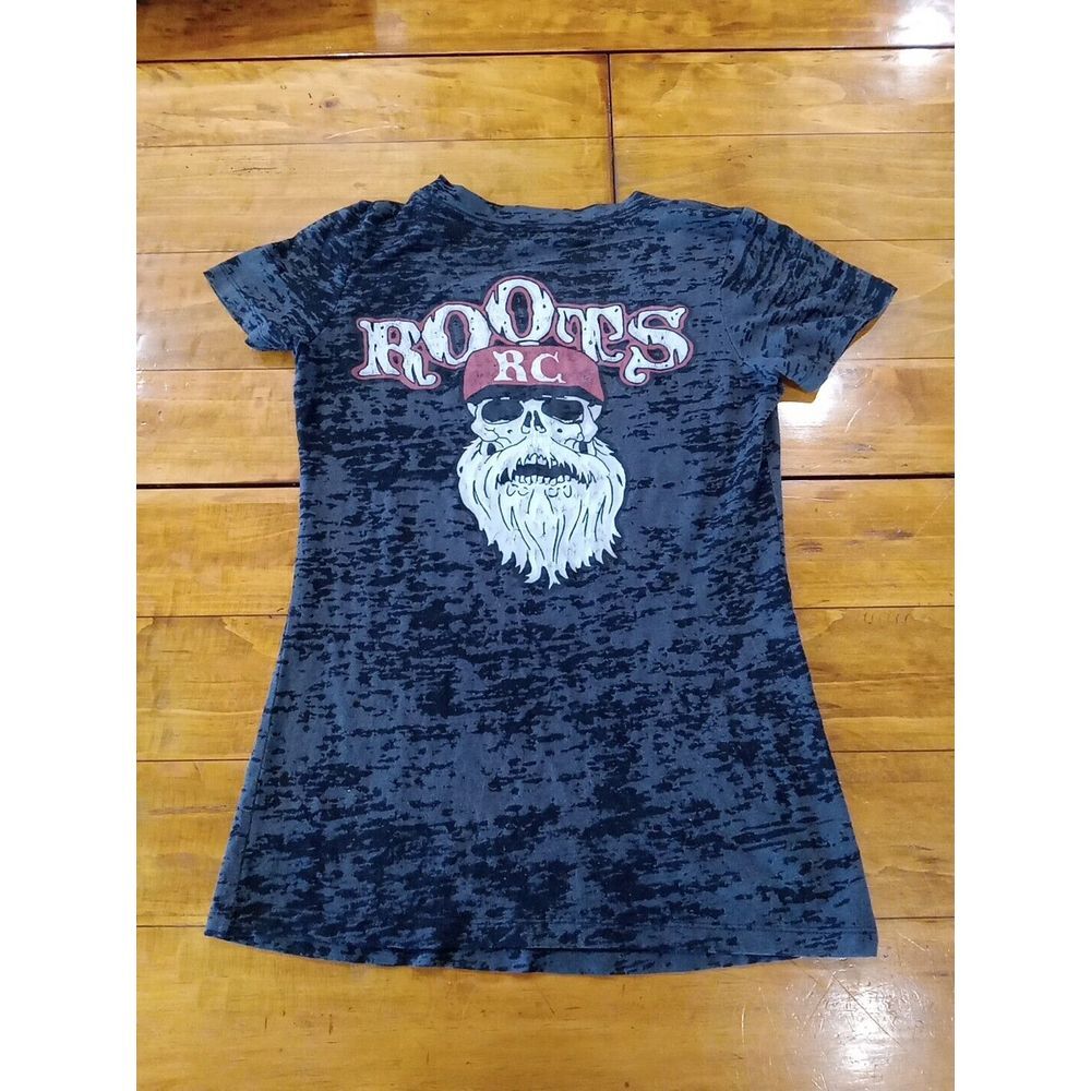 Womens Roots Next Level Biker Shirt Med USA